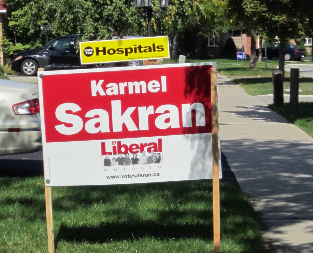 Is the city considering fees for election signs during the next municipal election?