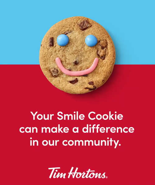 Tim Hortons Smile cookie