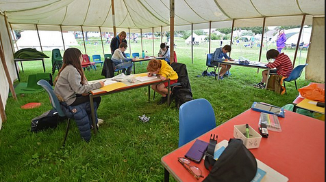 tent classroom