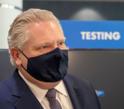 Doug ford in mask