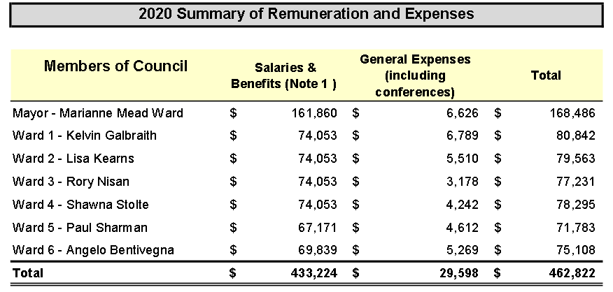Council remuneration