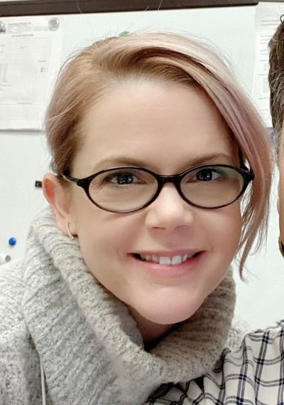 Fox Tammy with glasses