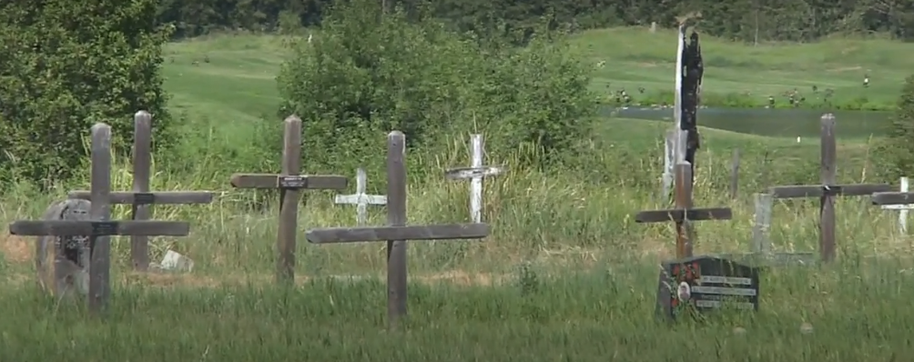 unmarked graves