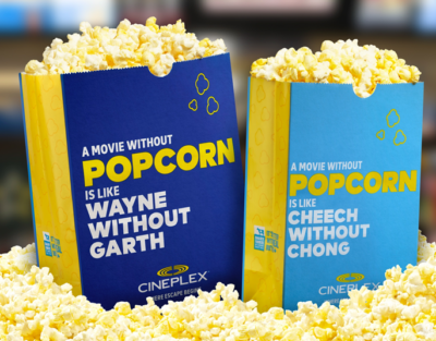 Hells a poppin – it’s free popcorn at Cineplex theatres on National ...