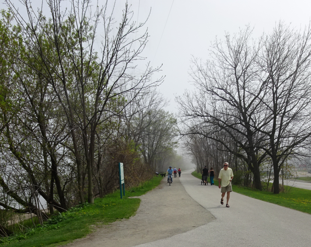 Waterfront Trail - from east - few people